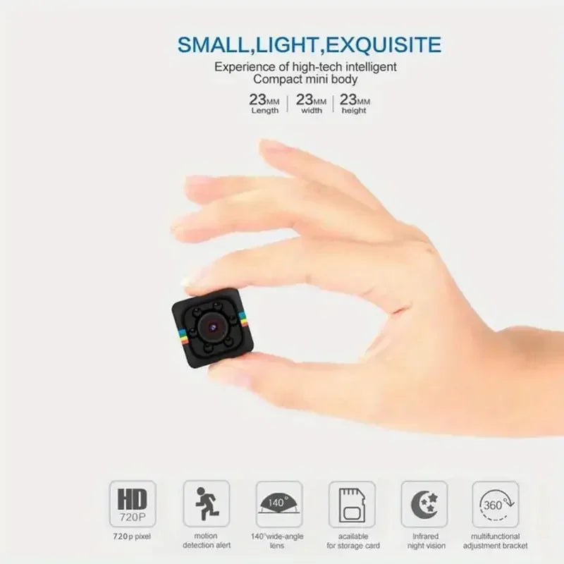 Small Wide Angle Camera Sensor Night Vision Camcorder Motion DVR Micro Camera Sport DV Video Small Camera Cam