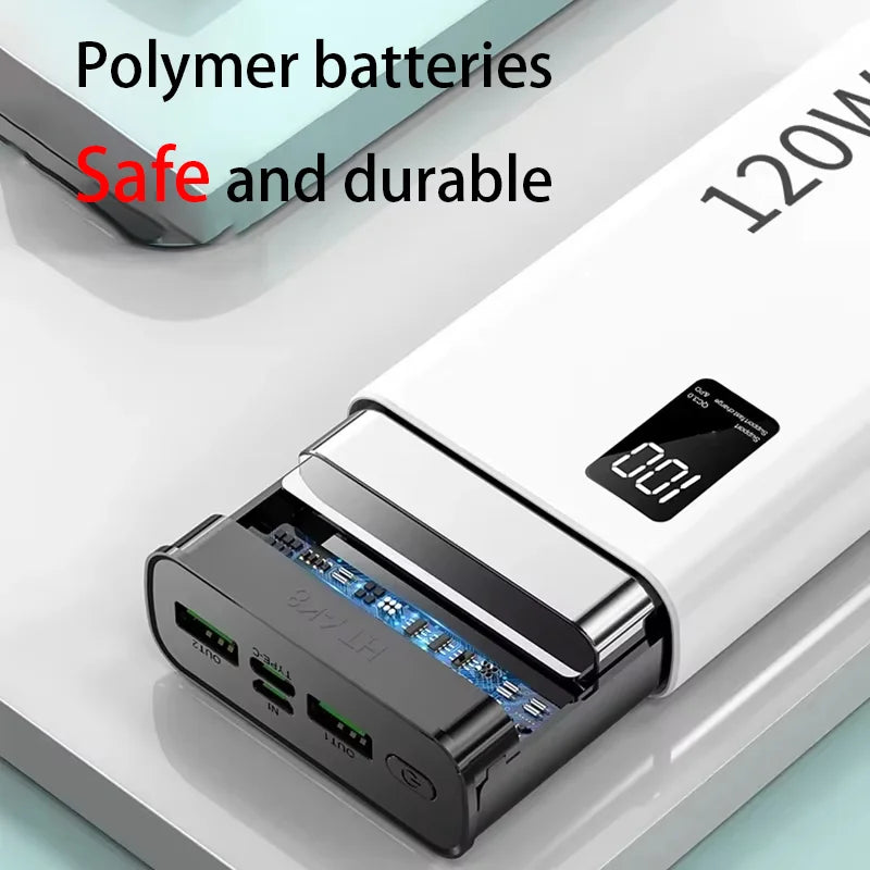 Xiaomi 120W Fast Charging 200000mAh CCC Certification High Capacity Power Bank Powerbank Portable External Battery For Iphone