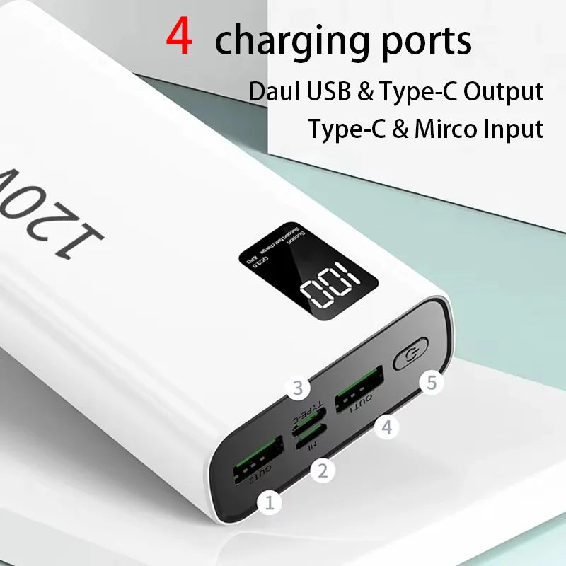 Xiaomi 120W Fast Charging 200000mAh CCC Certification High Capacity Power Bank Powerbank Portable External Battery For Iphone