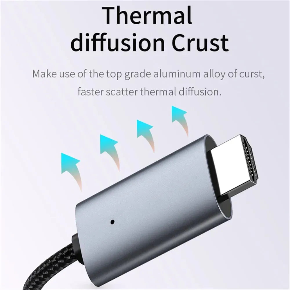 LD39 Wire HD Streaming Display TV Stick Dongle Micro USB Type C to HDMI Cable Mirroring Screen for Android Phone Tablet to TV