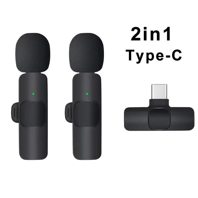 Wireless lavalier microphone for live streaming/YouTube/TikTok/Facebook live streaming noise cancelling microphone suitable for