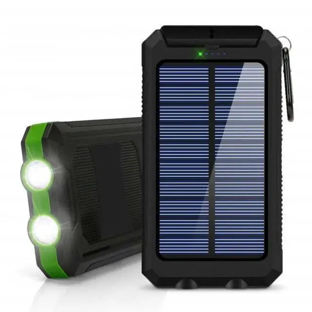 Solar Power Bank 80000mAh "Για λάτρες της φύσης,που δεν θέλουν να μένουν ποτέ χωρίς μπαταρία στις αγαπημένες τούς συσκευές