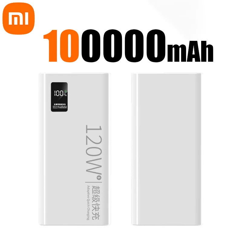Xiaomi 120W Fast Charging 200000mAh CCC Certification High Capacity Power Bank Powerbank Portable External Battery For Iphone